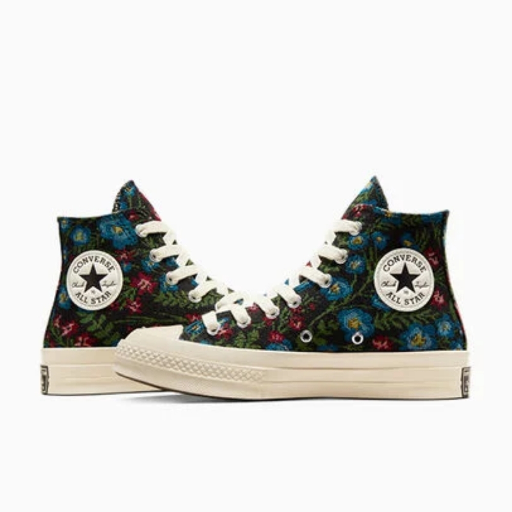 Chuck Taylor All Star Lift Hi-Top Platform Floral Tapestry (Black)